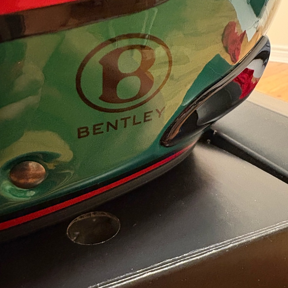 Bentley Green and Black Helmet